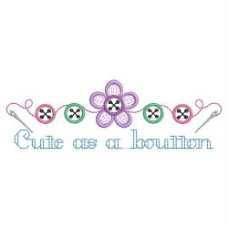 Cute As A Button 04 machine embroidery designs