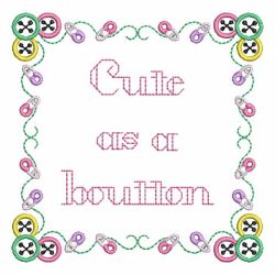 Cute As A Button 08 machine embroidery designs