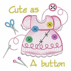 Cute As A Button 10 machine embroidery designs