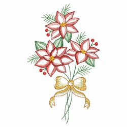 Vintage Poinsettia 10(Lg) machine embroidery designs