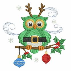 Holiday Owls machine embroidery designs