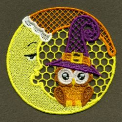 FSL Halloween Coasters 01 machine embroidery designs