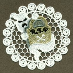 FSL Halloween Coasters 03 machine embroidery designs