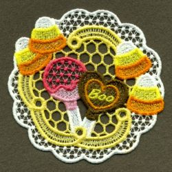 FSL Halloween Coasters 06 machine embroidery designs