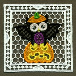 FSL Halloween Coasters 07 machine embroidery designs