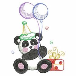 Holiday Panda 08(Lg) machine embroidery designs
