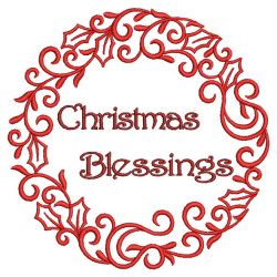 Christmas Wreath 03(Lg) machine embroidery designs