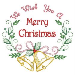 Christmas Wreath 10(Sm) machine embroidery designs