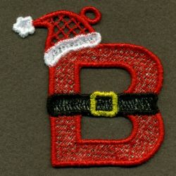 FSL Santa Alphabet 02 machine embroidery designs