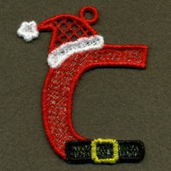 FSL Santa Alphabet 03 machine embroidery designs