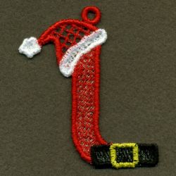 FSL Santa Alphabet 12 machine embroidery designs