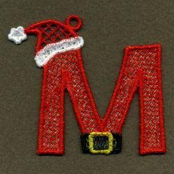 FSL Santa Alphabet 13 machine embroidery designs