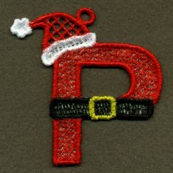 FSL Santa Alphabet 16 machine embroidery designs