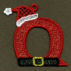 FSL Santa Alphabet 17 machine embroidery designs