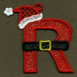 FSL Santa Alphabet 18 machine embroidery designs