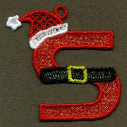 FSL Santa Alphabet 19 machine embroidery designs