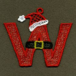 FSL Santa Alphabet 23 machine embroidery designs