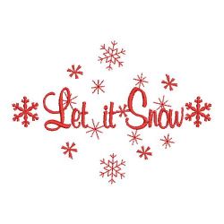 Redwork Let It Snow 2 07(Sm)