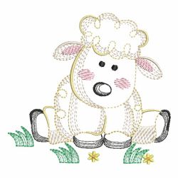Rippled Baby Animals 01 machine embroidery designs
