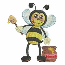 Lovely Bee 10 machine embroidery designs