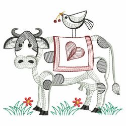 Rippled Country Farm 01(Lg) machine embroidery designs