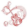 Redwork Musical Instruments 01(Lg)
