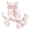Redwork Heirloom Owls(Lg)