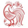 Redwork Rooster and Hen 02(Lg)