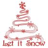 Redwork Let It Snow 2 05(Lg)