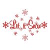 Redwork Let It Snow 2 07(Sm)