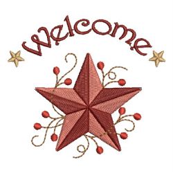 Folk Art Welcome machine embroidery designs