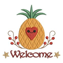 Folk Art Welcome 03 machine embroidery designs