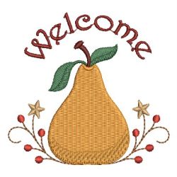 Folk Art Welcome 08 machine embroidery designs