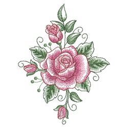 Sketched Roses 02(Lg) machine embroidery designs