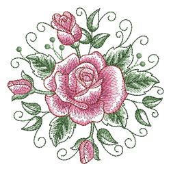 Sketched Roses 04(Md) machine embroidery designs