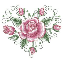 Sketched Roses 06(Sm) machine embroidery designs