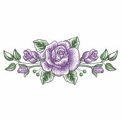 Sketched Roses 10(Md) machine embroidery designs