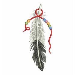 Indian Feathers 01 machine embroidery designs