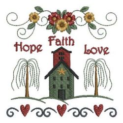 Folk Art Home 07 machine embroidery designs