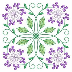 Heirloom Purple Flowers 03 machine embroidery designs