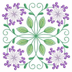 Heirloom Purple Flowers 03 machine embroidery designs