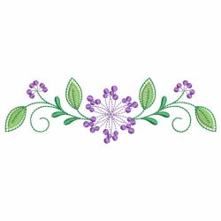 Heirloom Purple Flowers 04 machine embroidery designs