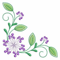 Heirloom Purple Flowers 05 machine embroidery designs