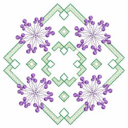 Heirloom Purple Flowers 06 machine embroidery designs