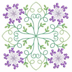 Heirloom Purple Flowers 11 machine embroidery designs