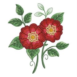 Red Roses 03 machine embroidery designs