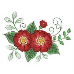 Red Roses 04 machine embroidery designs