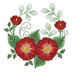 Red Roses 07 machine embroidery designs