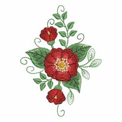 Red Roses 11 machine embroidery designs