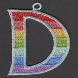 FSL Rainbow Alphabets 04 machine embroidery designs